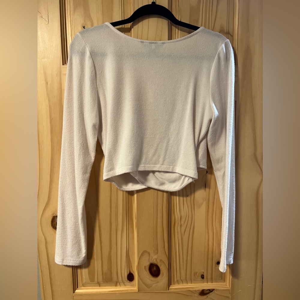 Soft Cropped wrap top